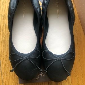 Ruby & Bloom Girls Black Ballet Flat Shoes Sz 12